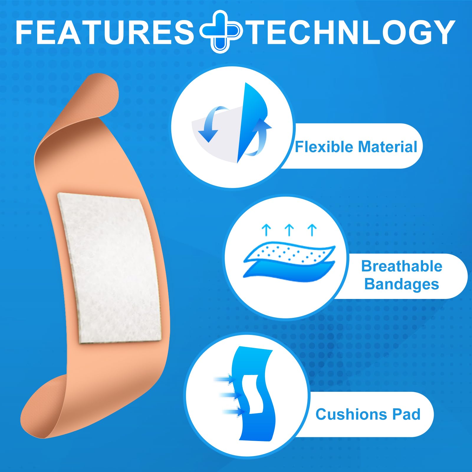 Waterproof Happy Cheers bandages protect wounds during wet tasks