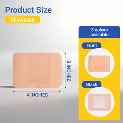 HAPPY CHEERS fabric bandage with strong adhesion staying put during activity.