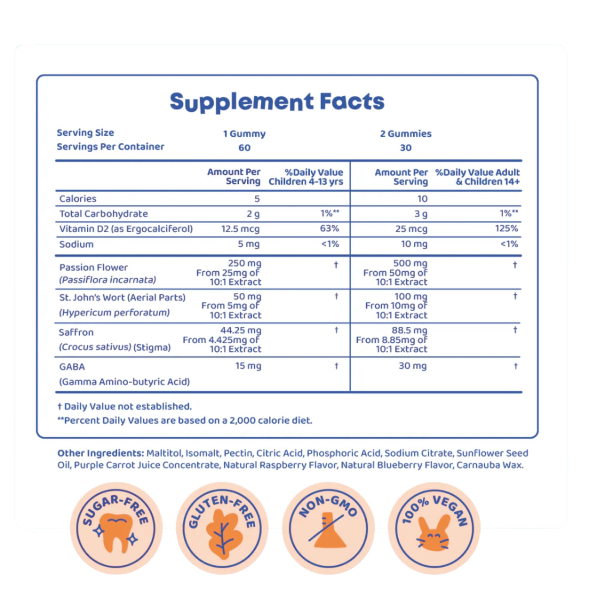 Happy Chews saffron gummies for kids berry flavor appeals to children