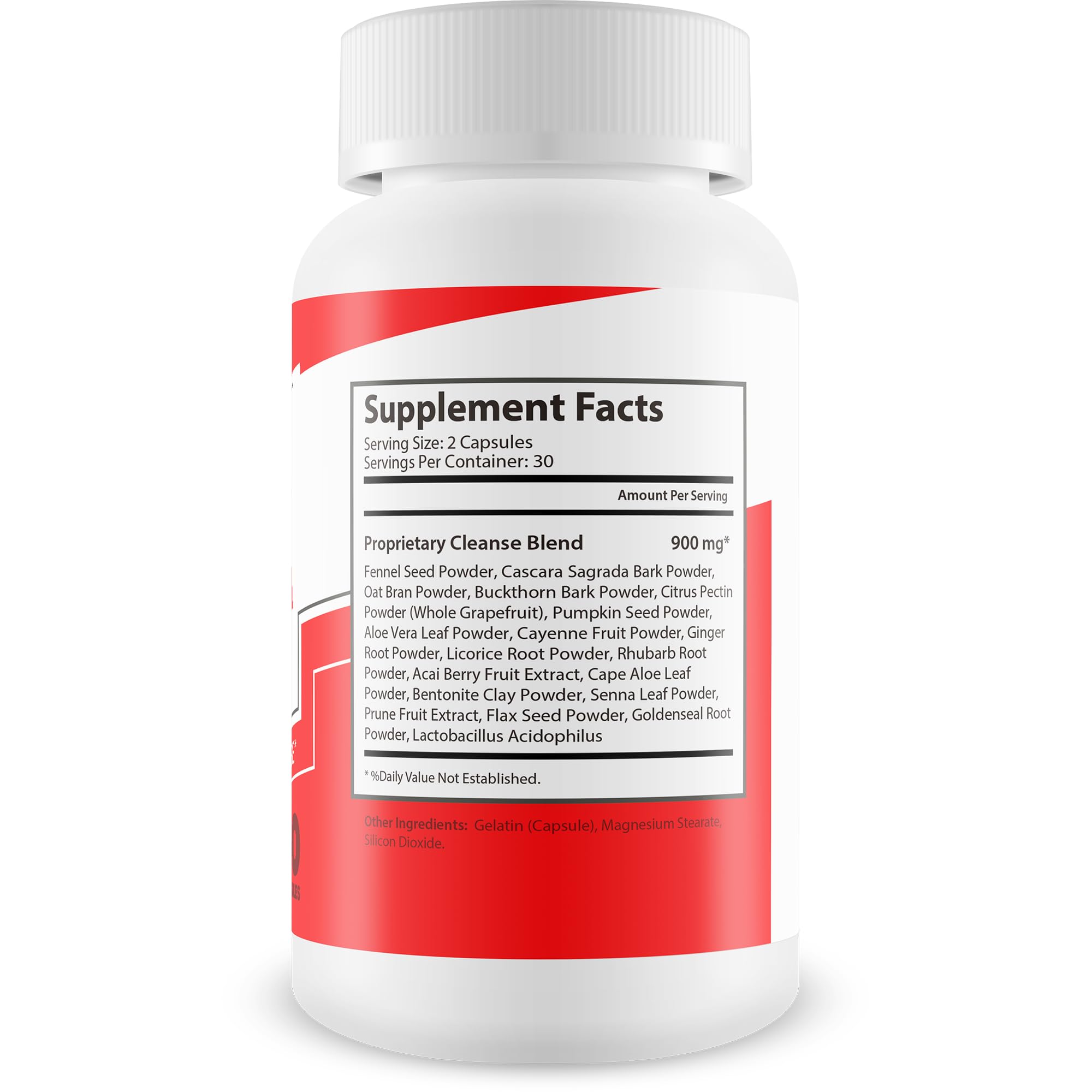 Happy Health Marketplace Best Cleanse 24 Formula Pro capsules on white background for daily gut cleansing