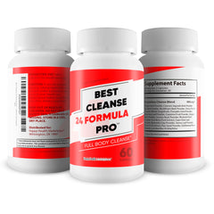 Happy Health Marketplace Best Cleanse 24 Formula Pro dosage schedule displaying flexible use options