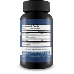 Happy Health Marketplace Blood Flow Blue Steel Pro packaging emphasizes convenient daily capsules