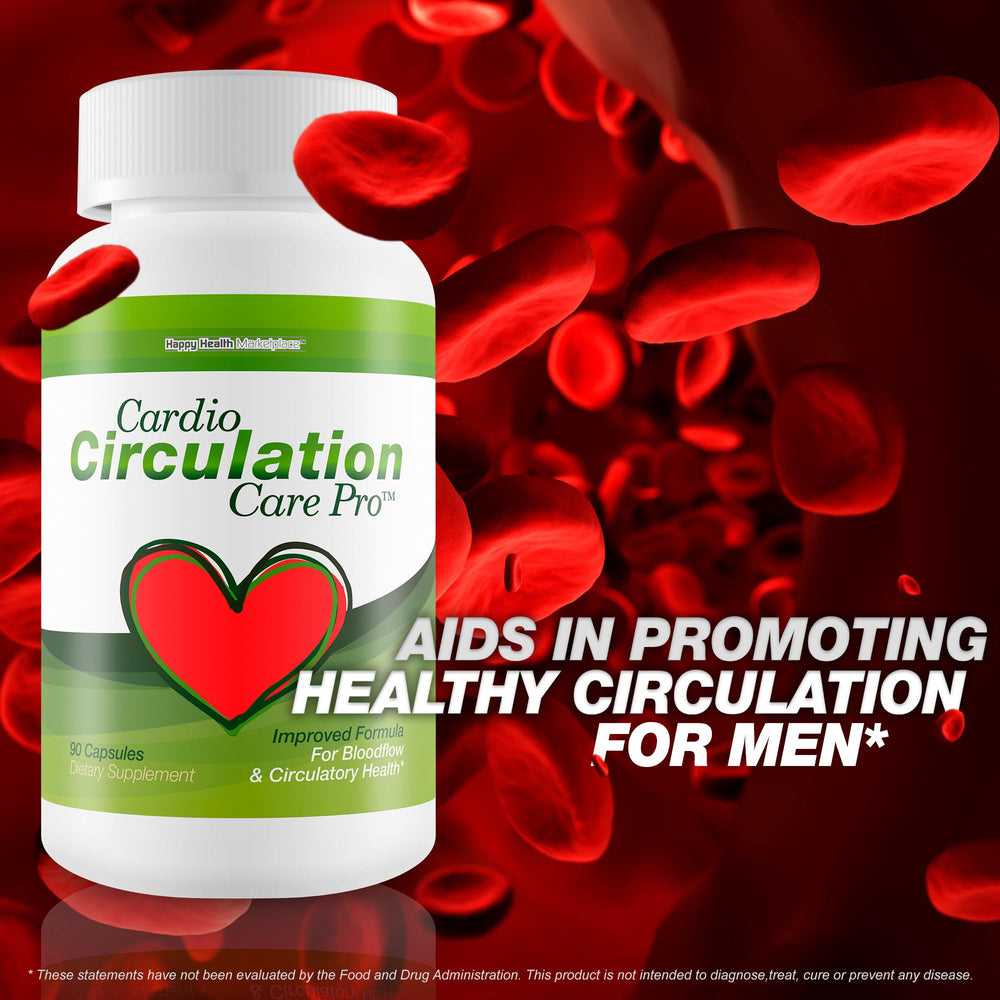 Happy Health Marketplace Cardio Circulation Care Pro daily-use packaging for convenience.