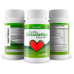 Happy Health Marketplace Cardio Circulation Care Pro ingredients panel highlights vitamin blend.