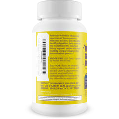 Happy Health Marketplace label shows 40B CFU and USA-made quality.