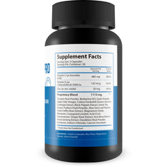 Happy Health Marketplace Tinnidrop Pro label highlights natural tinnitus relief features.