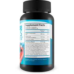 Close-up of capsules for healthy circulation with Happy Health Marketplace Varicose Veins Capsules.