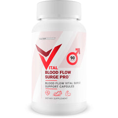 Vital Blood Flow Surge Pro bottle front view for circulation support