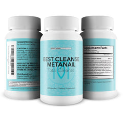 Happy Health Metanail Total Cleanse box display showing easy daily start.