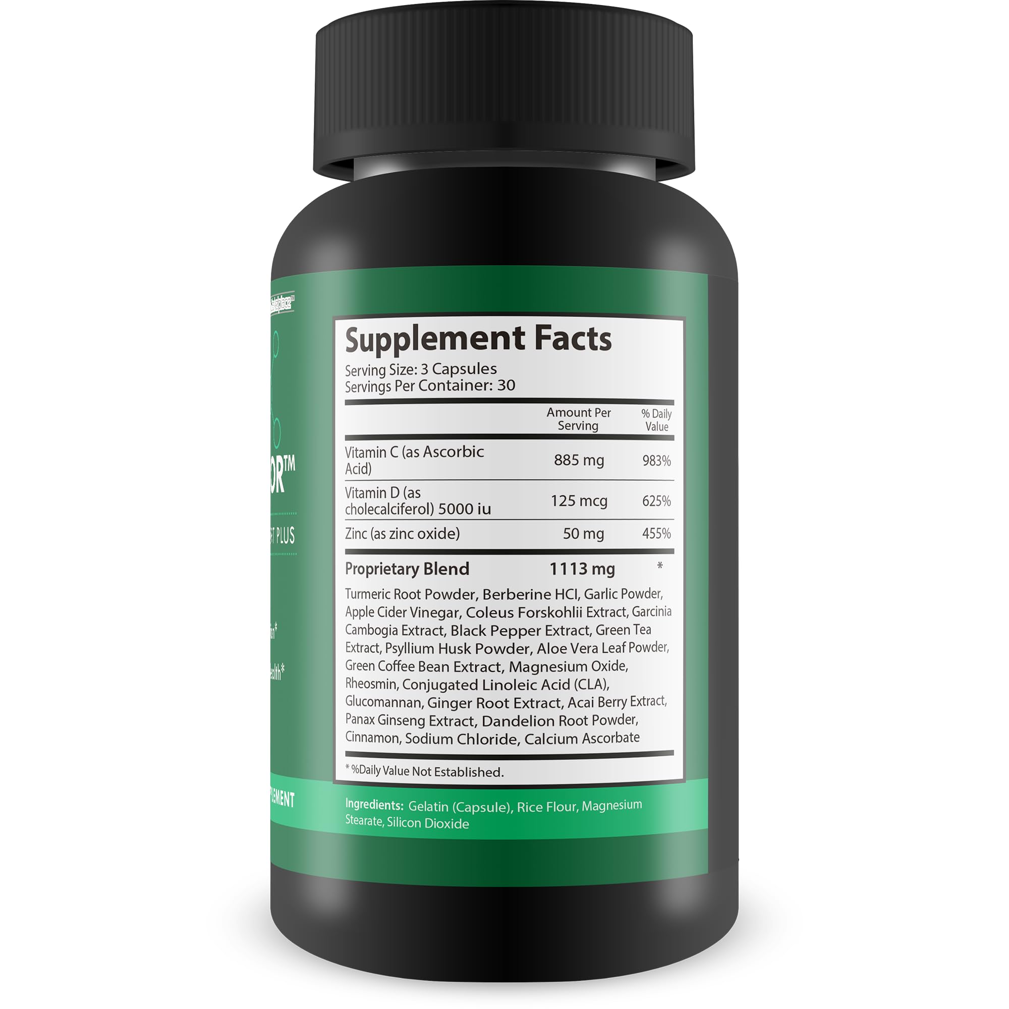 Happy Health Nervous System Savior pills closeup highlighting convenient daily use