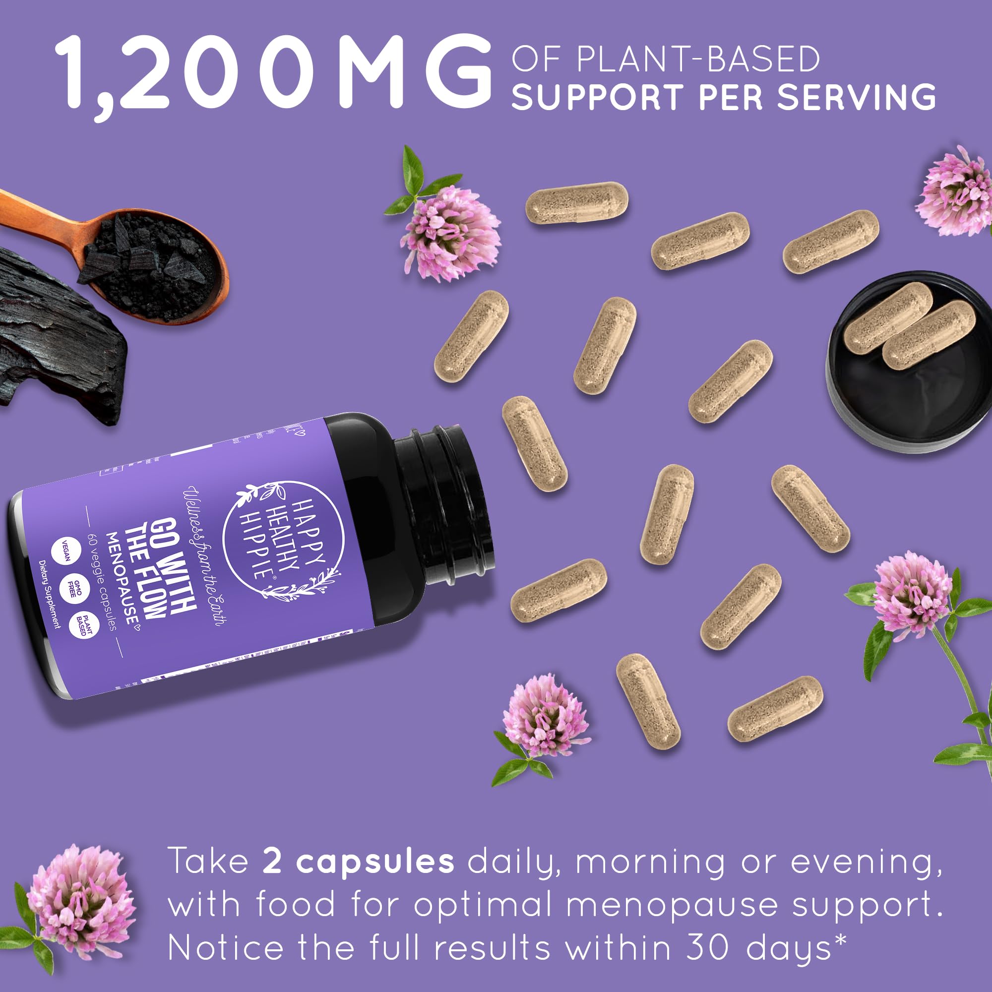 Vitamin B6 and Magnesium support mood and stress during menopause.
