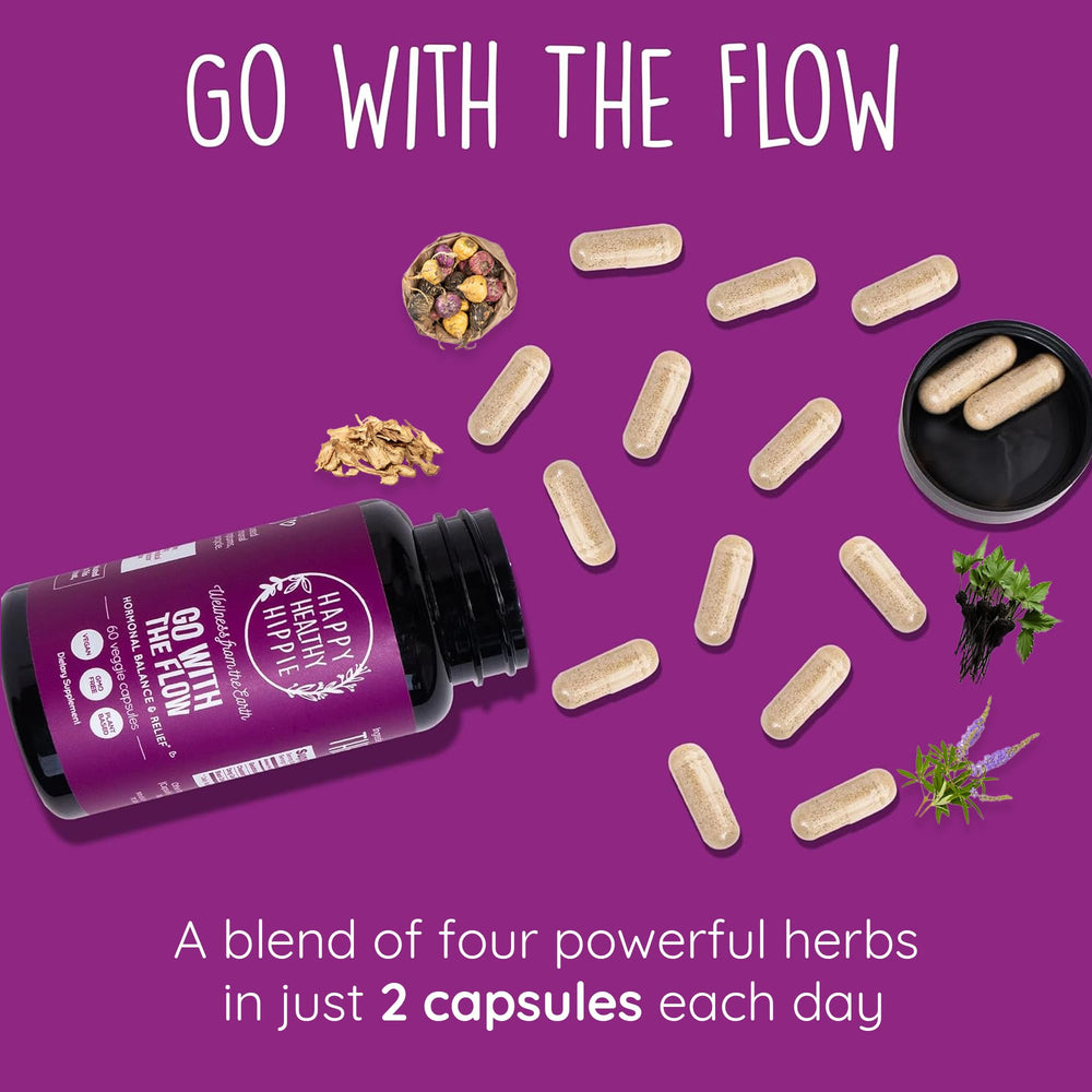 Go With The Flow lifestyle shot illustrating hormonal transition support