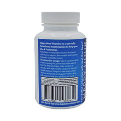 Happy Hour Vitamins B-complex boost closeup emphasizing energy support