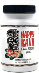 Happy Kava packaging showing the 30% kavalactone label for easy identification