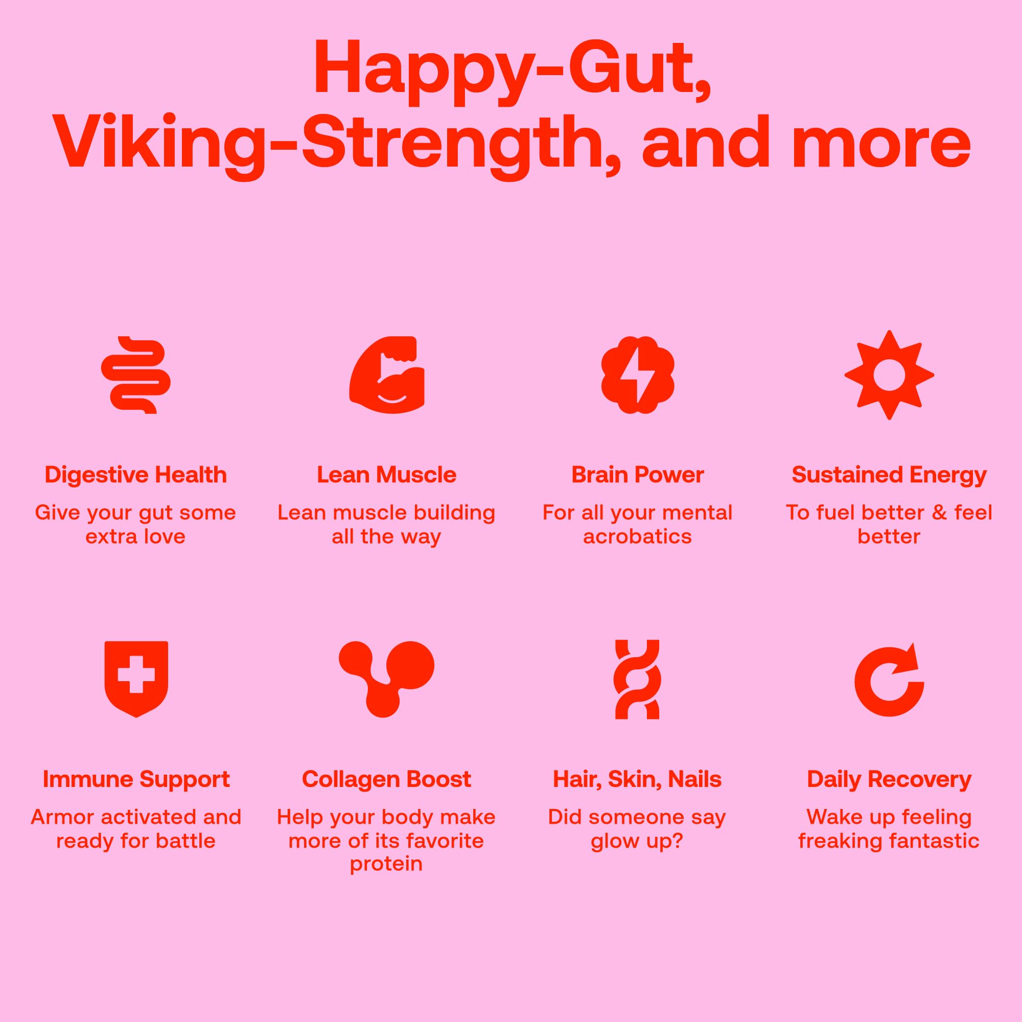 Happy Viking daily ritual image, supports active lifestyles and steady energy