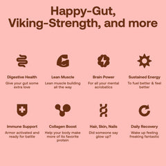 Happy Viking digestive blend with probiotics for gut-friendly routine