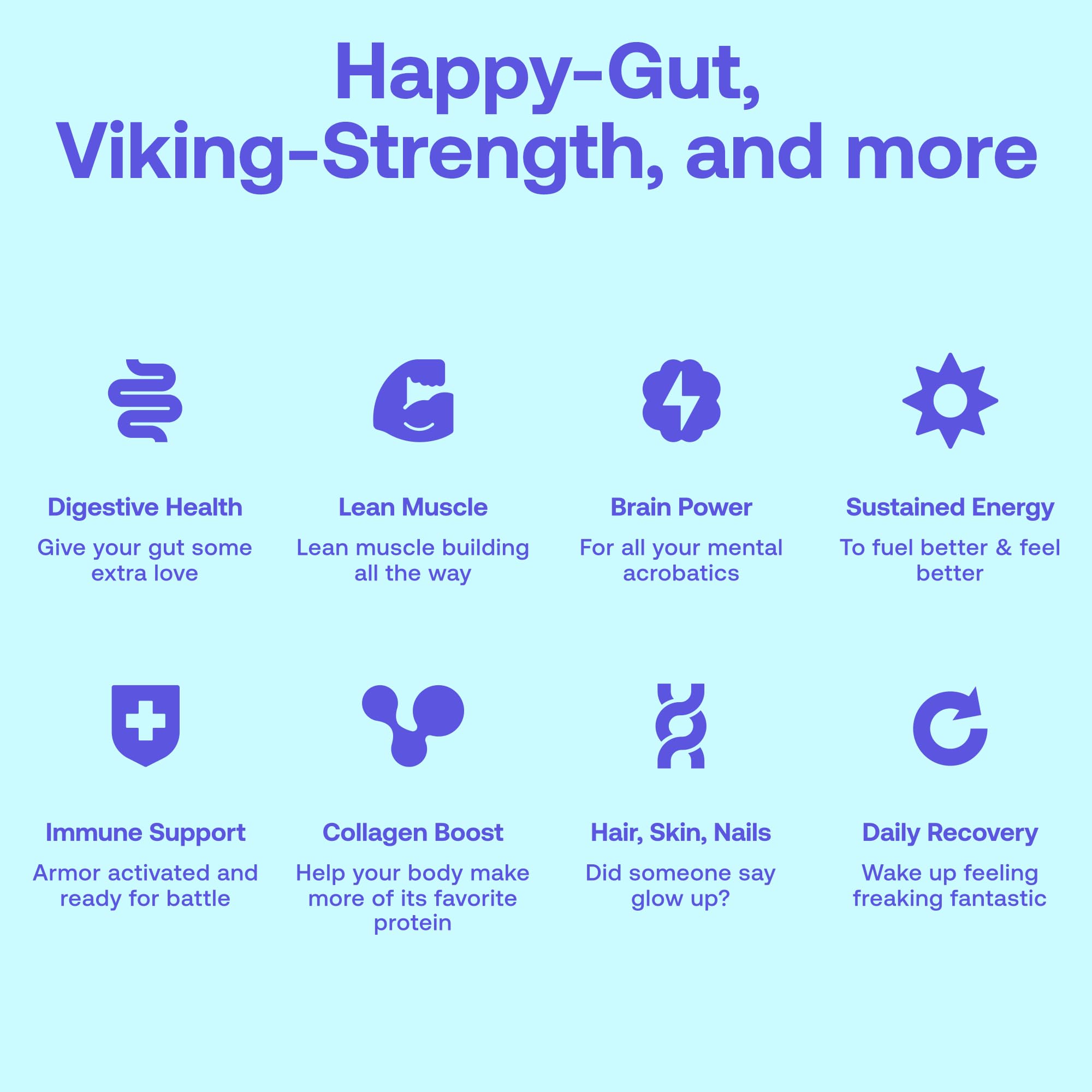 Happy Viking immune-support ingredients for everyday wellness with natural nutrients