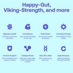 Happy Viking immune-support ingredients for everyday wellness with natural nutrients