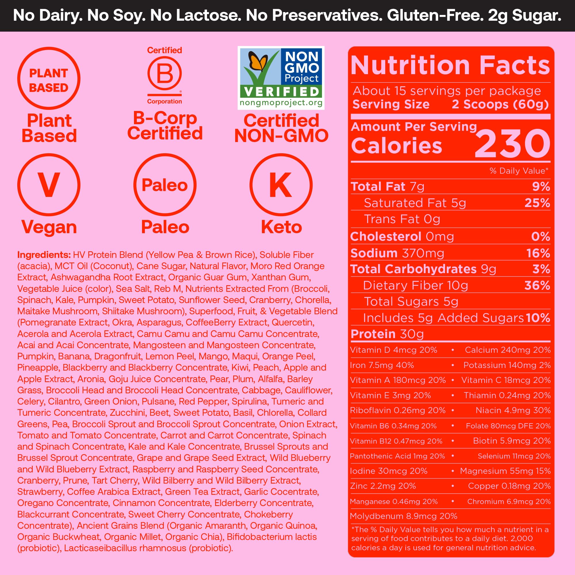 Happy Viking Venus Williams collab logo, signaling clean plant-based nutrition