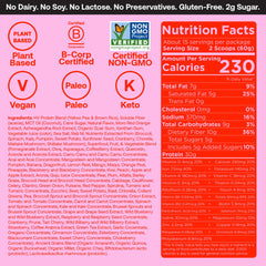 Happy Viking Venus Williams collab logo, signaling clean plant-based nutrition