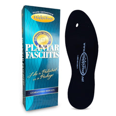 HappyFeet gel orthotics with shock-absorbing heel for daily comfort.