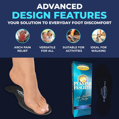 HappyFeet heavy-duty fabric insoles deliver durable cushioning for long wear.