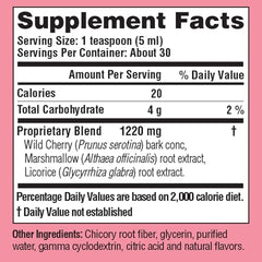 Bottle of Harker Herbals Chest Night Syrup with child-friendly label and dropper