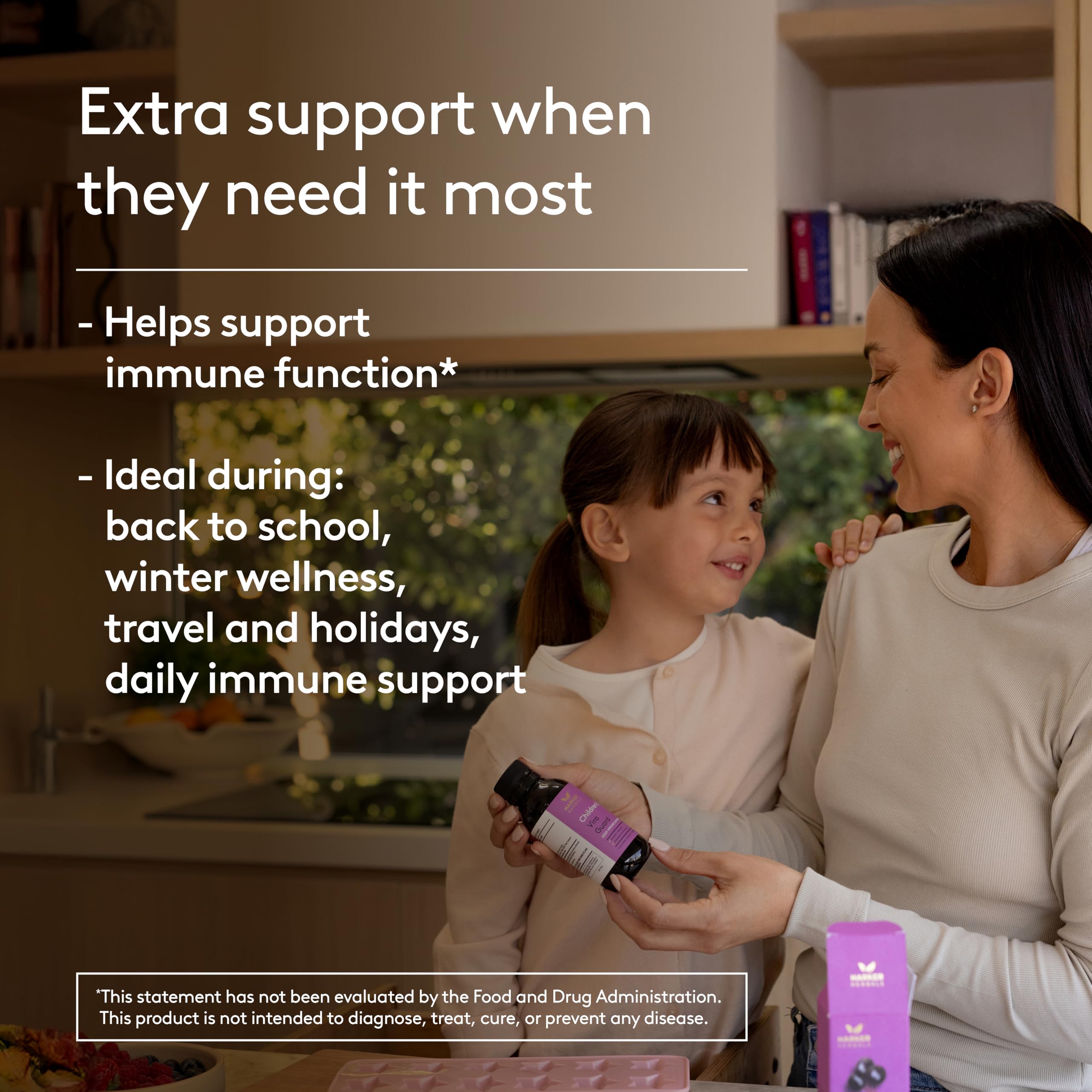 Harker Herbals elderberry flavor appealing to kids during dose