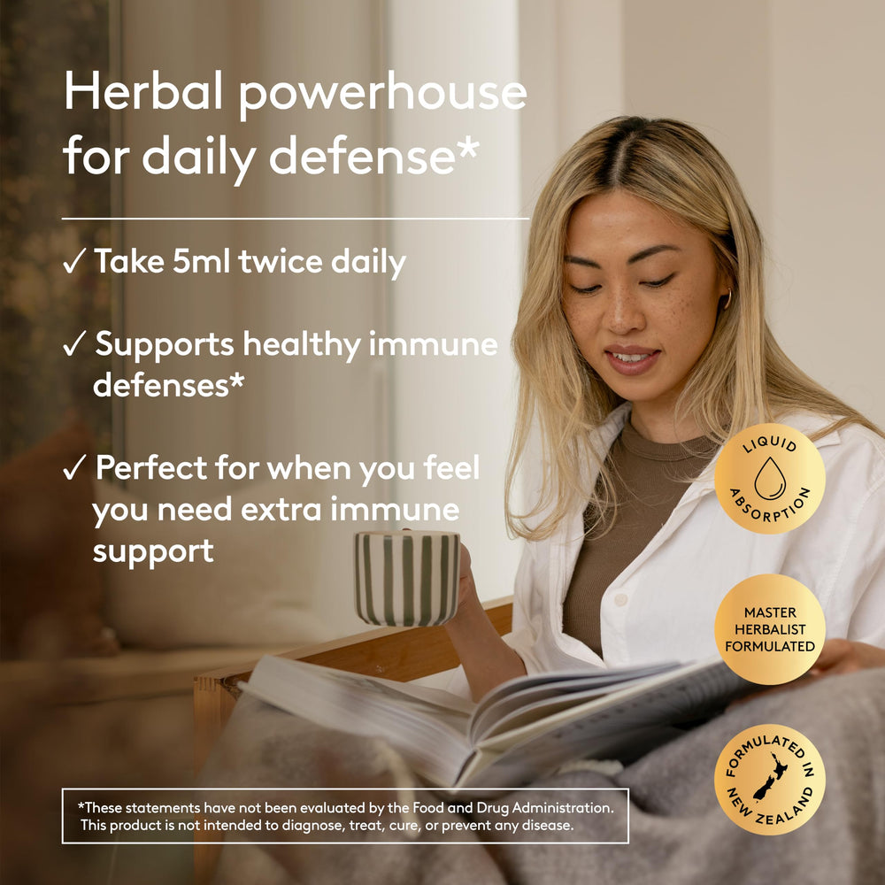 Echinacea olive leaf blend for natural immune support.