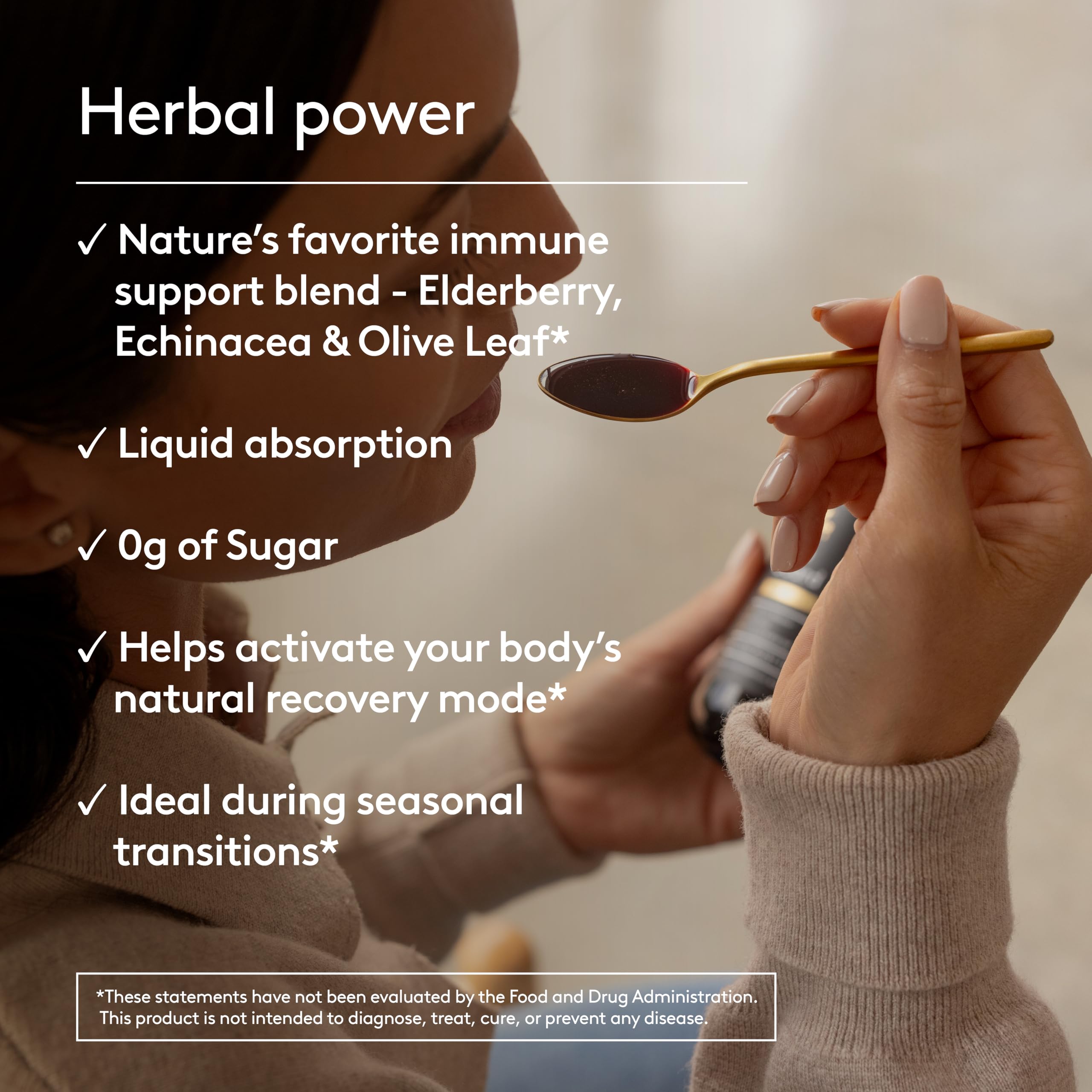Harker Herbals syrup bottle with label for everyday wellness.