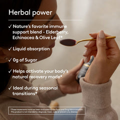 Harker Herbals syrup bottle with label for everyday wellness.