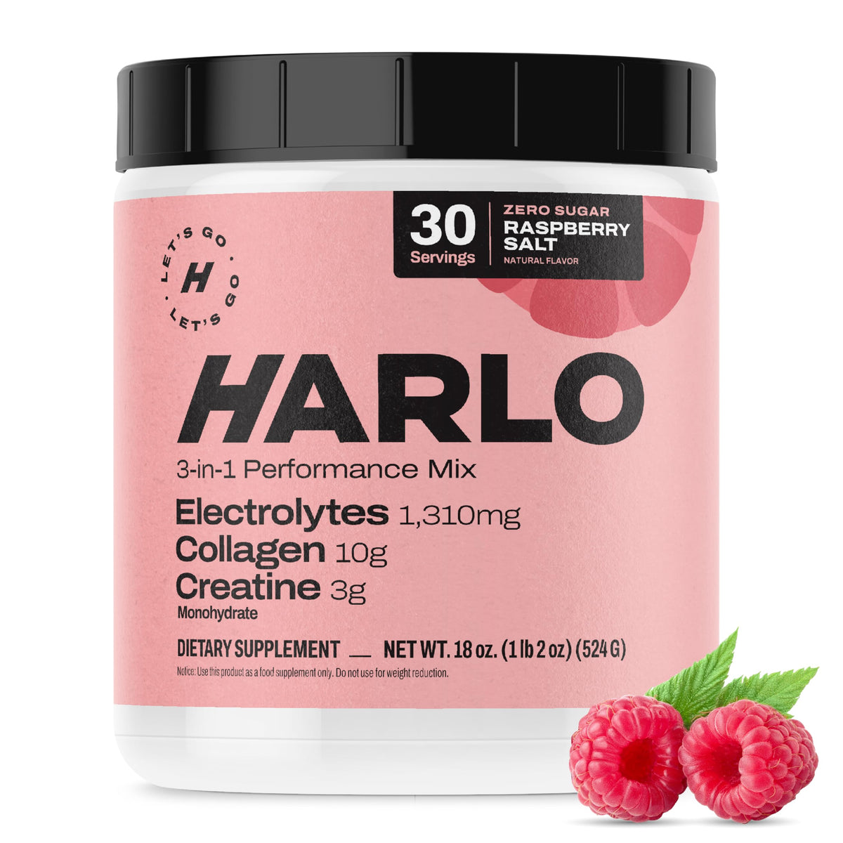 Harlo 3-in-1 electrolytes bottle for on-the-go hydration during tough training