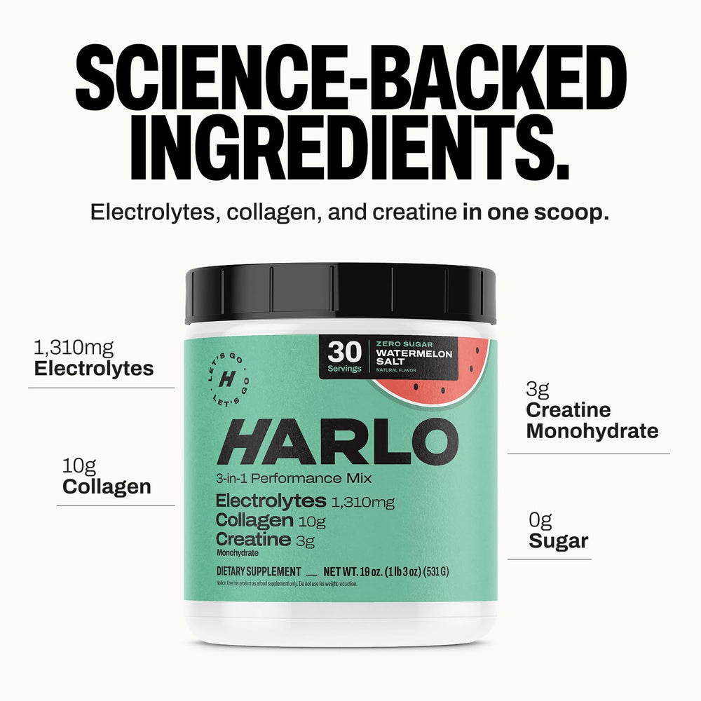 Harlo collagen joint-support close-up emphasizing connective tissue durability.