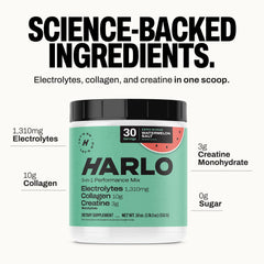Harlo collagen joint-support close-up emphasizing connective tissue durability.