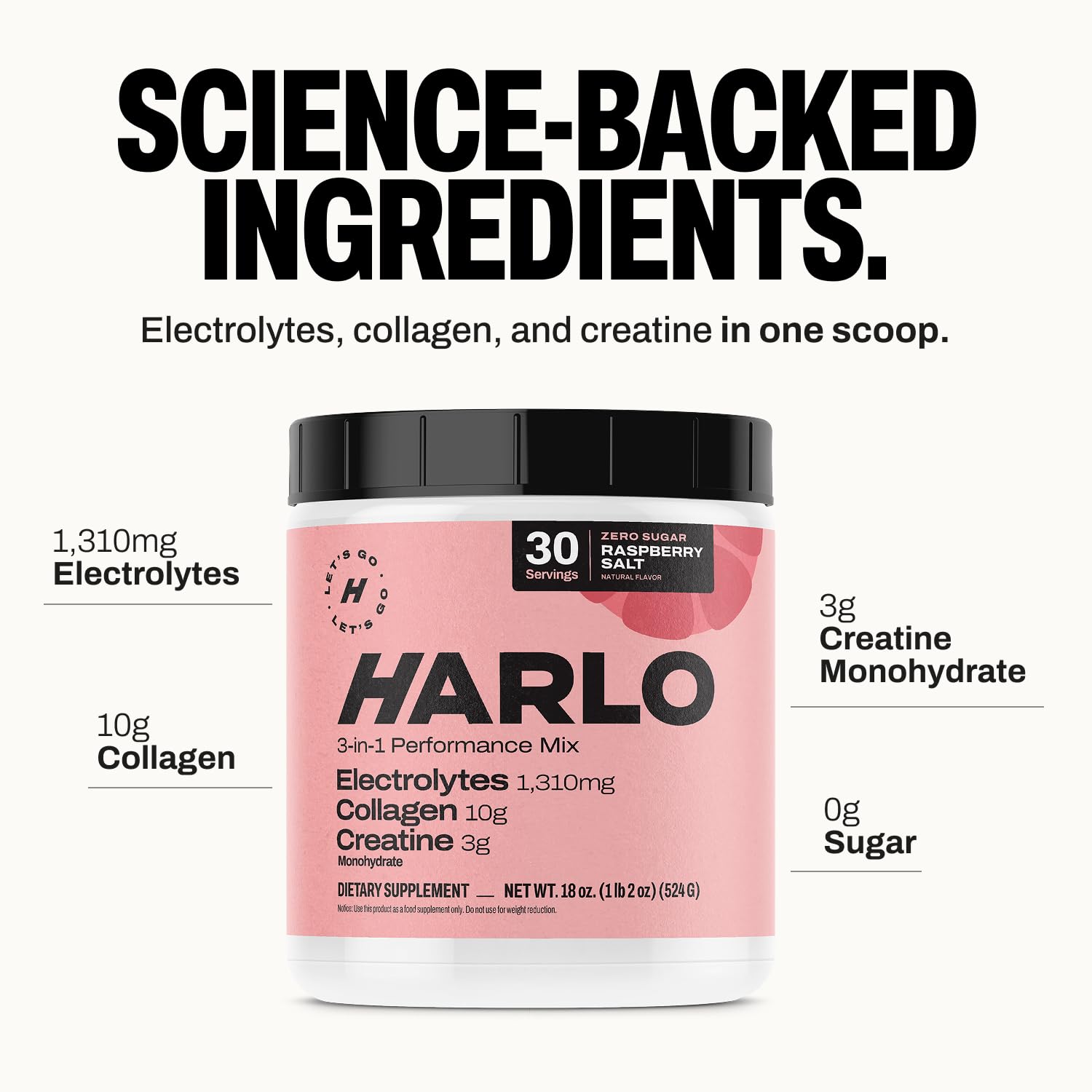 Harlo NSF contents certified badge communicates trust and ingredient accuracy