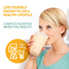 HARMONIFY prebiotics digestive support in vanilla powder form