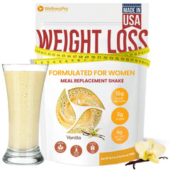 HARMONIFY vanilla bottle with a convenient women’s meal replacement claim