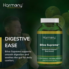 Harmony Bilva Supreme bottle pour showing convenient daily use