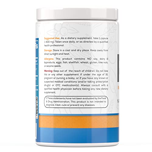 Harvest Naturals bottle-front view emphasizes USA-made quality and allergen-free formulation.