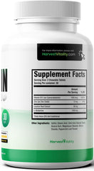Harvest Vitality Dystrin packaging and label showcasing natural support.