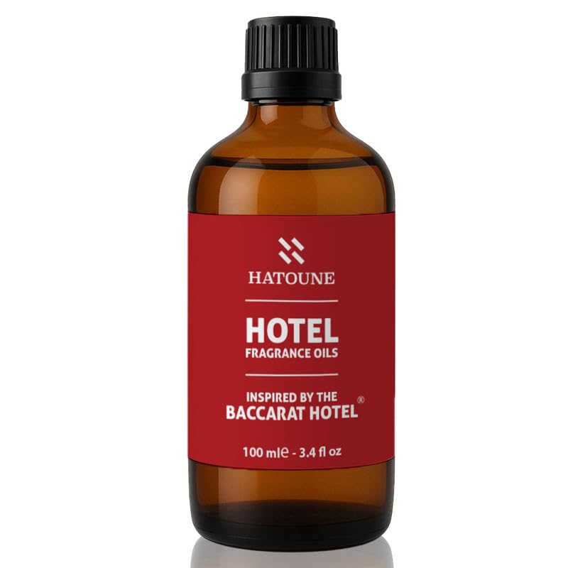 Hatoune Hotel Series Baccarat bottle pour with precision dropper cap for exact fragrance dosing