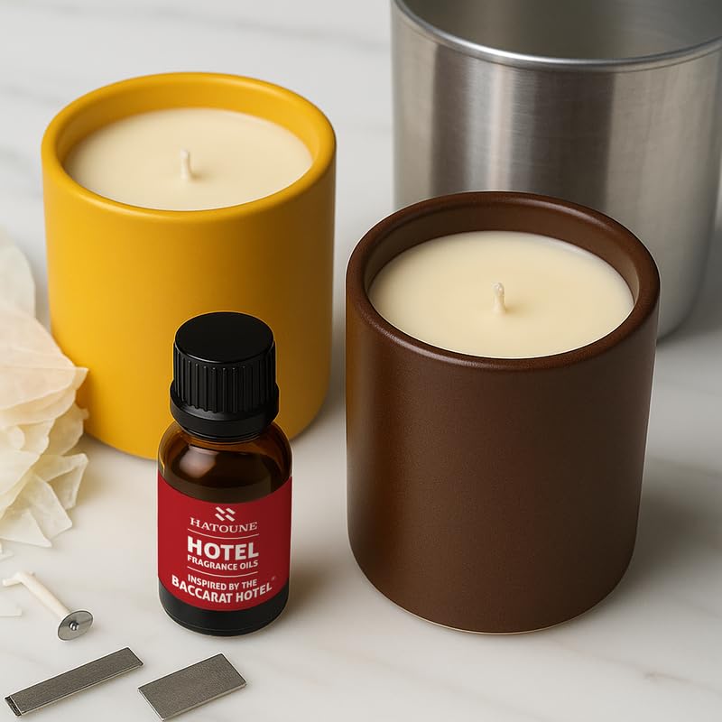 Hatoune diffuser oil designed for candle and soap making integrates easily into crafts