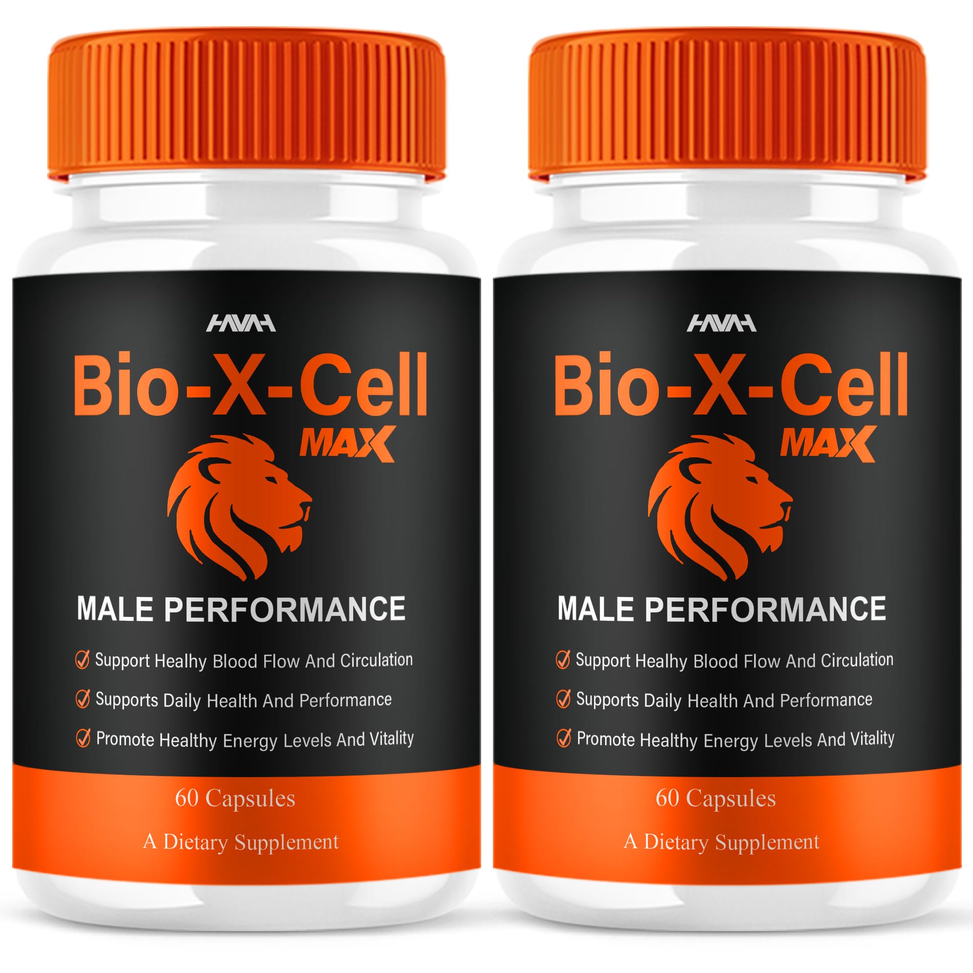 Havah Bio-X-Cell Max bottle with capsules supports daily energy and immune health.