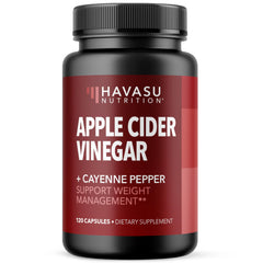HAVASU NUTRITION apple cider vinegar capsules provide convenient digestive support.