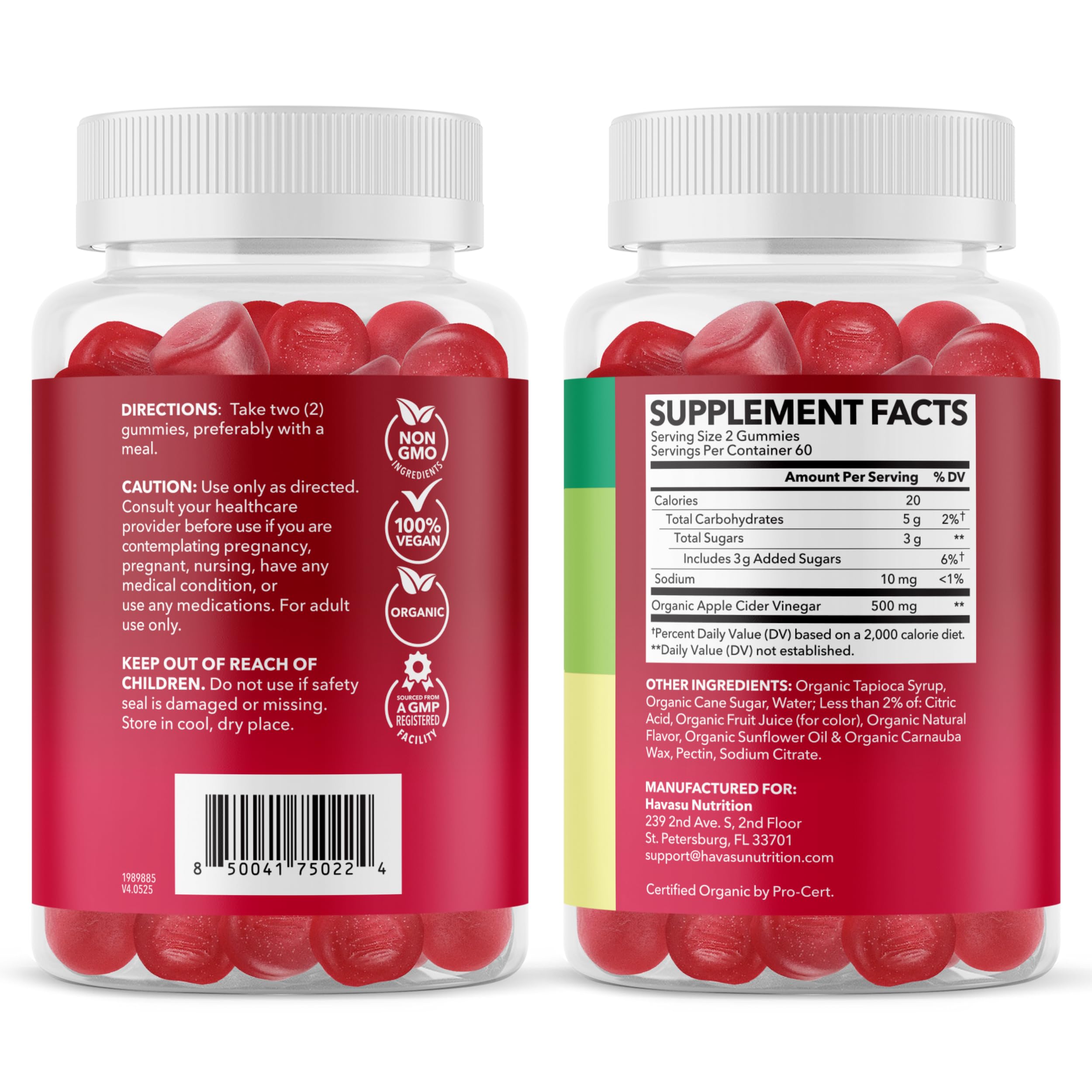 Havasu Nutrition 120-count bottle indicating a two-month supply.
