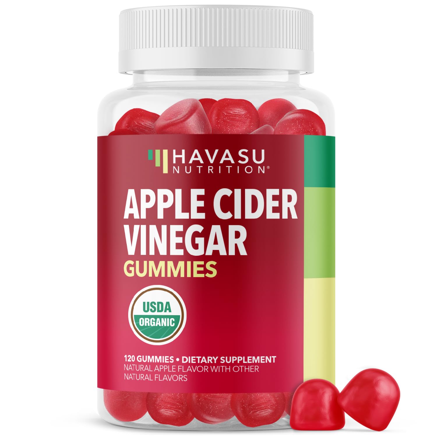 Havasu Nutrition Apple Cider Vinegar Gummies bottle supports daily digestive comfort.