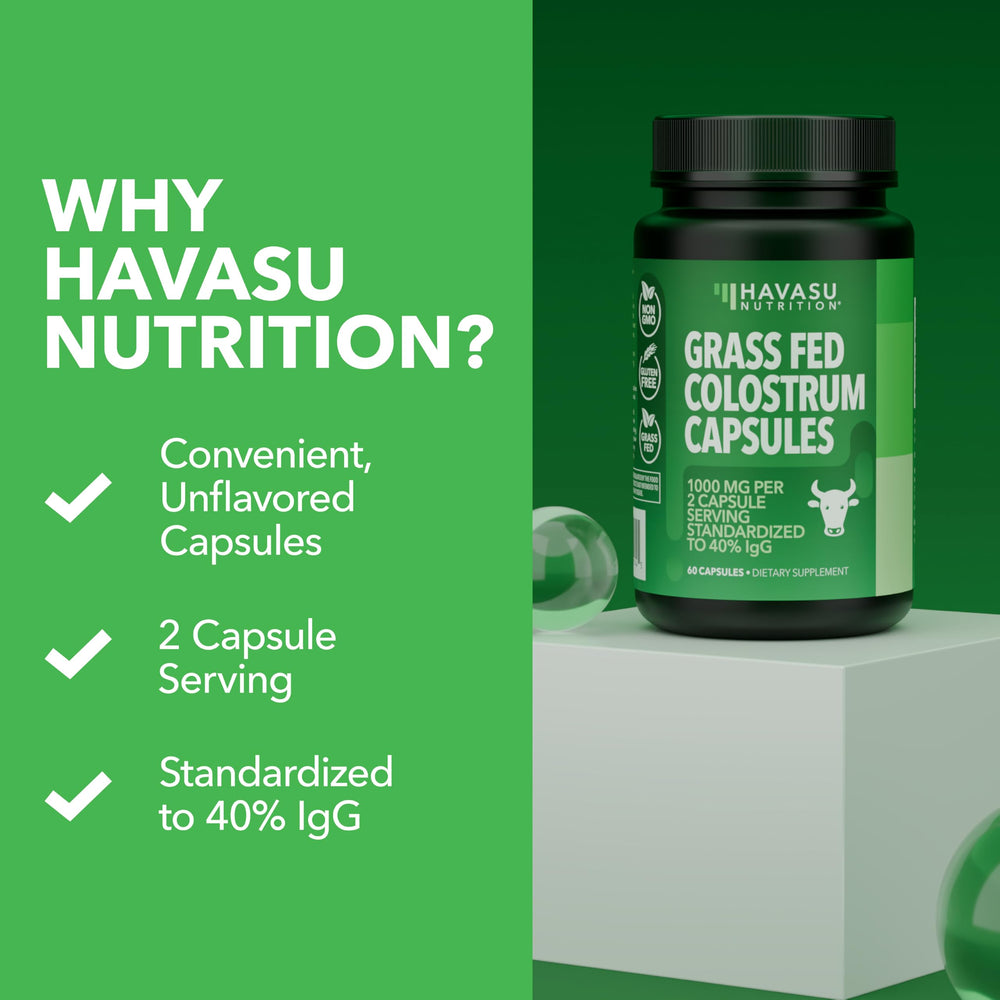 HAVASU NUTRITION daily two-capsule serving reflects simplicity.