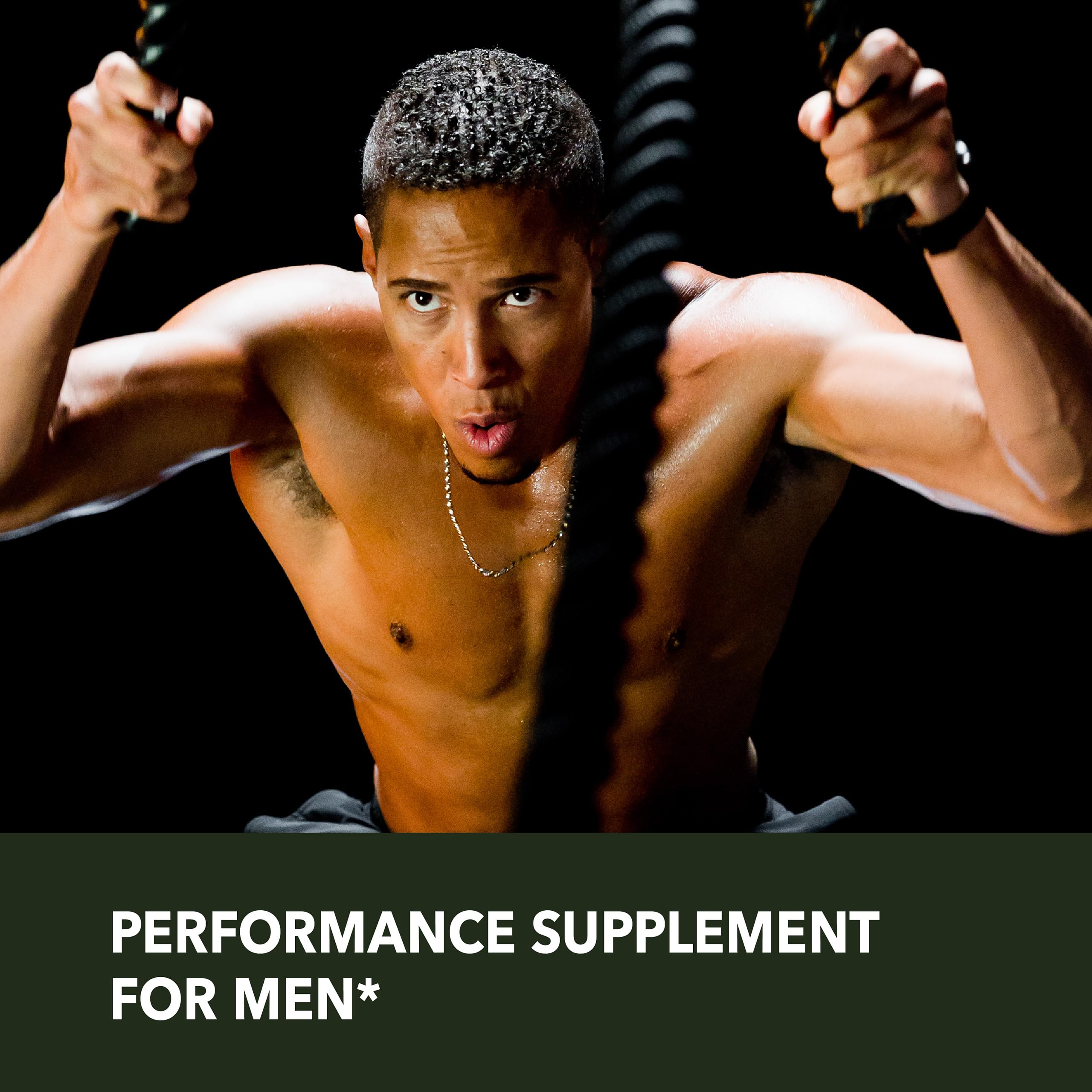 Havasu Nutrition daily-use scene with a man taking capsules for daily vitality