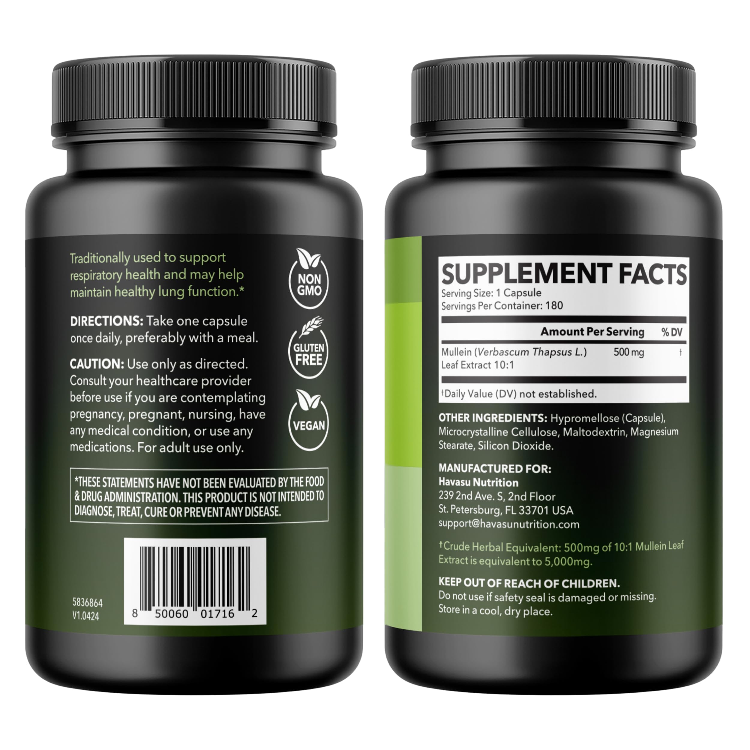 Diseño natural de HAVASU NUTRITION para estantería saludable