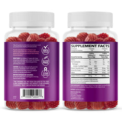 HAVASU NUTRITION Elderberry Kids Gummies serving size and usage information on label